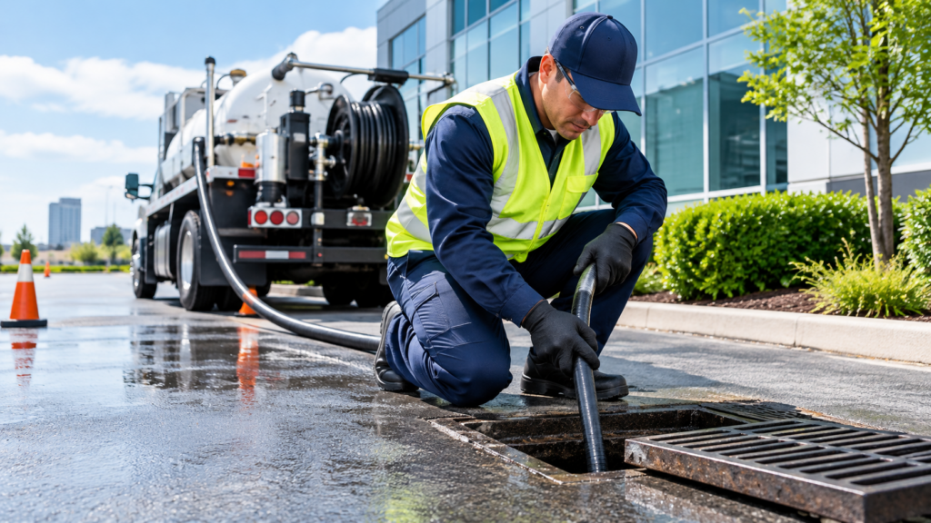 Keep your commercial property running smoothly with drainage maintenance services in Mississauga. Help prevent blockages and maintain proper drainage.